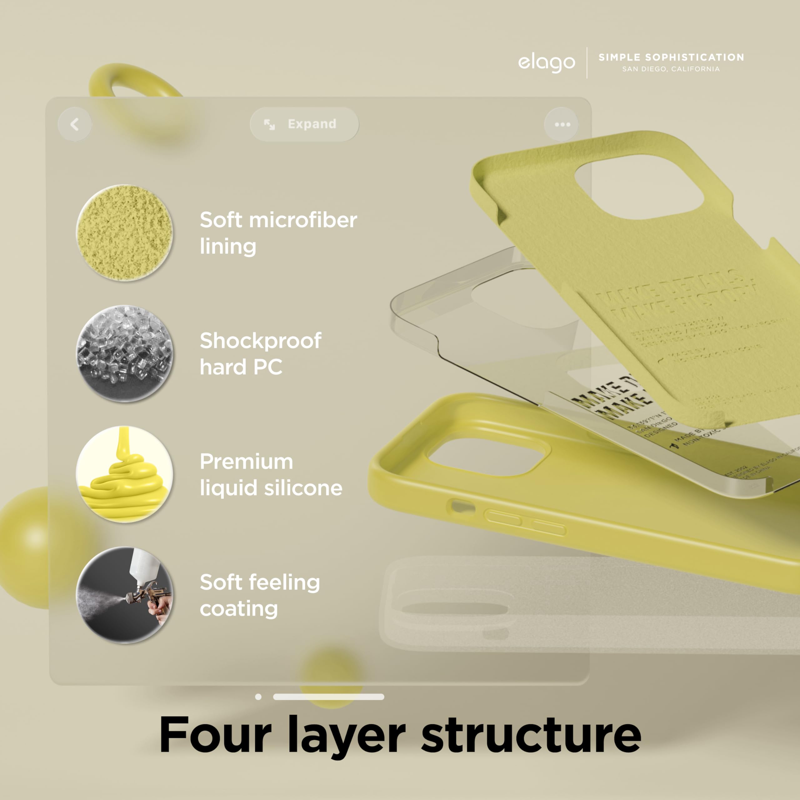Amazon.com: elago Compatible with iPhone 15 Plus Case, Liquid